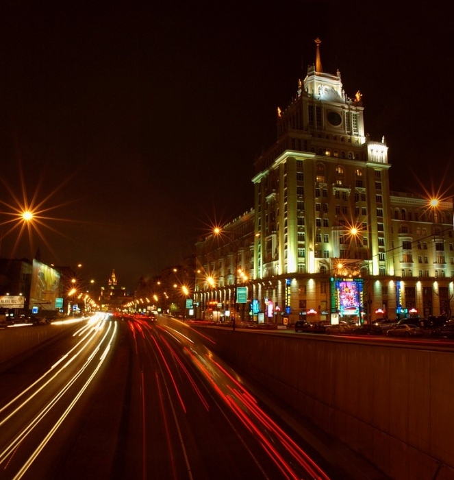 Ночная Москва Фото Из Машины