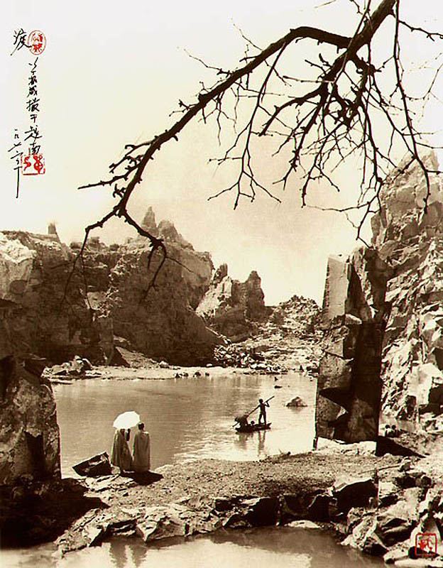 1920 Фотографии в стиле традиционной китайской живописи