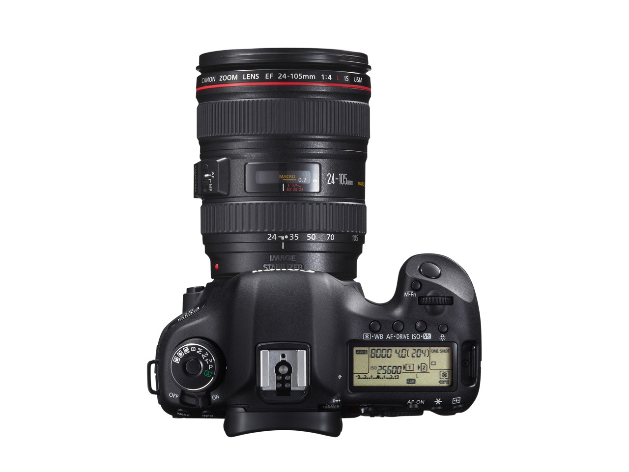 Canon EOS 5D Mark III (вид сверху)