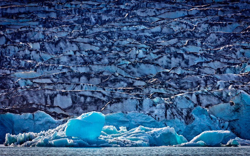 1384 Голубые айсберги и ледники Исландии