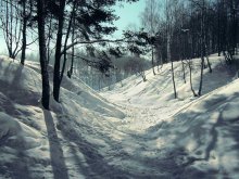 Зима на Юрьевой горке / в Витебске