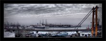 Порт в тумане... / Одесский порт