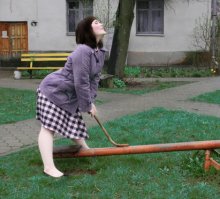 качели / качают качели