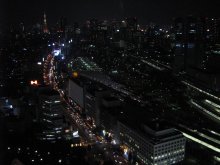 Ночной Токио / Фото с 39-го этажа отеля в Токио