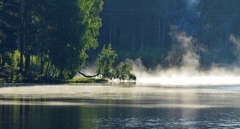 Утро на озере.......... / Петербург-Юкки. Июнь