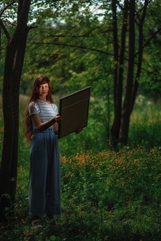 Цветочная поляна / модель Юлиана Смирнова