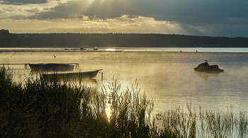 Утро на озере... / Озеро Нарочь (Беларусь)...