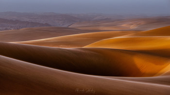Вечер в дюнах / Берег Скелетов, Намибия