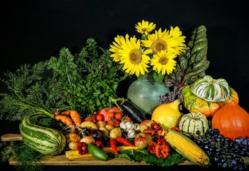 late summer harvest / spätsommerliche Ernte