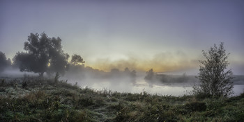 Миколині тумани... / 05.09.2021. Чернігівщина, річка Остер, село Бірки