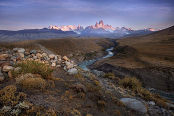 ПАТАГОНИЯ / Небольшой каньон в предгорьях Фитцроя, Аргентина