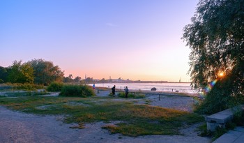 Таллинн, закат / Закат в Таллинне