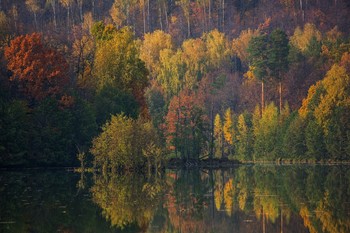 Осень на заливе / волжский залив Топуча,п.Васильево,Татарстан