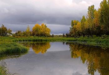 Сибирская осень / Томская область, природа, осень