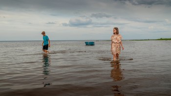 Кубенские берега / модели Данил и Ангелина Табаковы