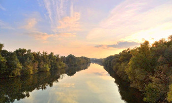 Тихий осенний вечер на Оке / Тихий осенний вечер на Оке