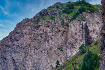 Водопад Азау / Кавказ, Терскол