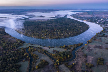 Северский Донец у станицы Калитвенской на рассвете в начале октября / ***
