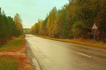 Дорога в осень. / " " "