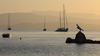 Перед рассветом... / Остров Корфу, бухта Гувия