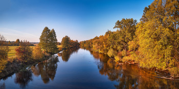 Осенняя река / Свислочь 1-го октября