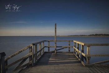 &nbsp; / Eine Seebrücke in der Nordsee.