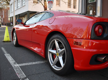 &nbsp; / Vintage Ferrari driver's side view