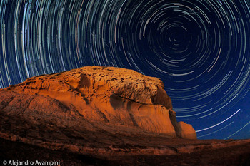 &nbsp; / Astro time-lapse in Peninsula Valdes - Argentine Patagonia