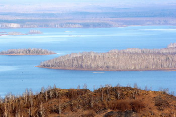 &nbsp; / Озеро Аргази, Южный Урал. Весна.