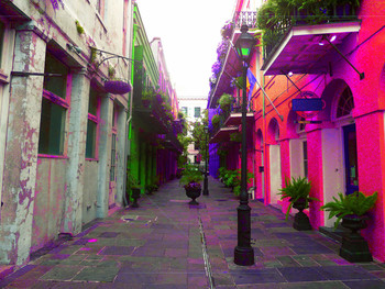 &nbsp; / A famous Alley in New Orleans
