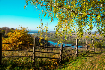 осенние зарисовки (Утро) / утро, осень, Ока, Тульская область