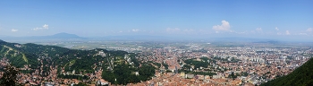 &nbsp; / Panoramic view on the city of Brasov