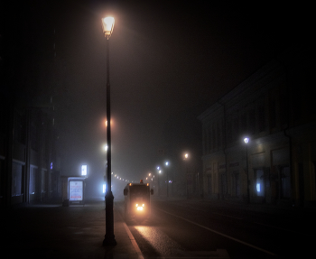 Предрассветный туман / Москва