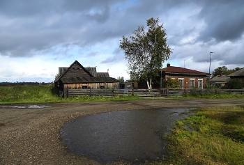 Непогода... / Томская область. Село