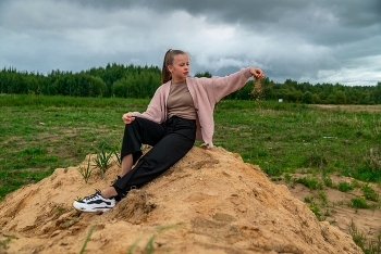 Время песок / модель Юлиана Смирнова