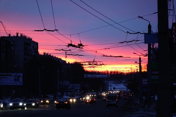 Вечером / Челябинск на закате...