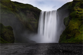 Skógafoss... / Исландия, регион Сюдюрланд, водопад Скоугафосс