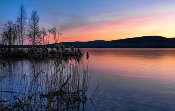 Утренняя палитра / Осенний восход на озере