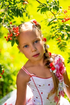 Костры рябин / модель Вика Ратникова