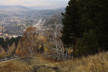 Осенний пейзаж на Южном Урале в селе Сыростан (Челябинская область) / Осенний пейзаж на Южном Урале в селе Сыростан (Челябинская область)