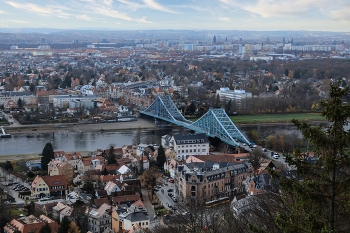 &nbsp; / Elbbrücke in Dresden