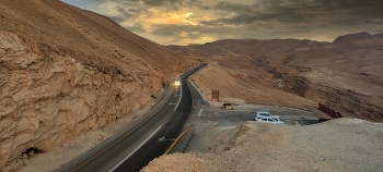 Дорога к Мертвому морю / Израиль