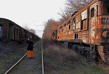 Прошлое / Отстойник старых поездов