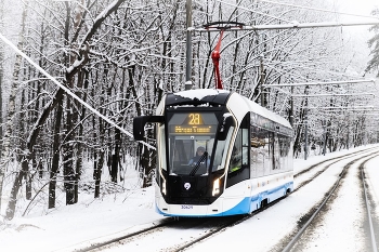Зимний трамвай / декабрь