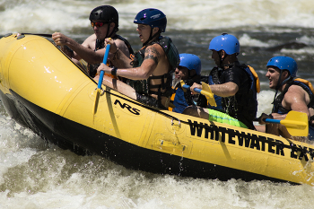 &nbsp; / The Whitewater Rafters, is captured on the Whitewater Express Course (Chattahoochee River), in Columbus, Georgia.