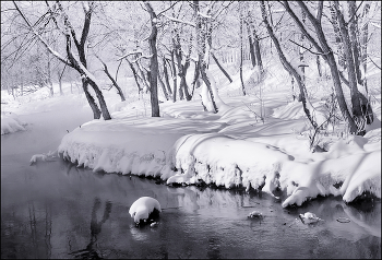 На речке Лихоборке... / Снега, туман и ледяная вода...
