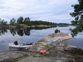 На каное по шведским озерам / Мы знакомимся с Природой Швеции