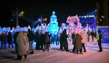 Выставка ледяных фигур / Парк Горького