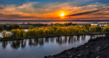 На закате / Осень