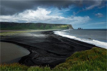 Черный пляж... / Исландия, регион Сюдюрланд, пляж Рейнисфьяра